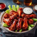 BBQ Sauce Wings (6 pieces)